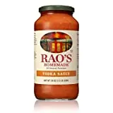 Sauce à la vodka maison Rao (24 oz) Sauce tomate crémeuse 第 Sauce pâteuse 清 Carb Conscious, Keto Friendly љ All Natural, Premium Quality 清 Avec Parmigiano Reggiano et Pecorino Romano et vodka