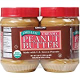 Kirkland Organic Peanut Butter Creamy U.S. Valencia Peanuts 28 onces chaque bouteille 2 Package