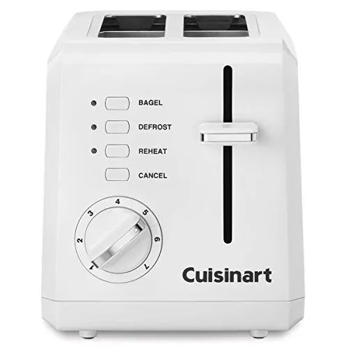 Grille-pain Cuisinart CPT-122 Plastique Compact 2 -Slice, blanc