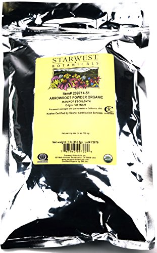 Poudre de racine de flèche biologique Starwest Botanicals - 1 Balance (16 oz)