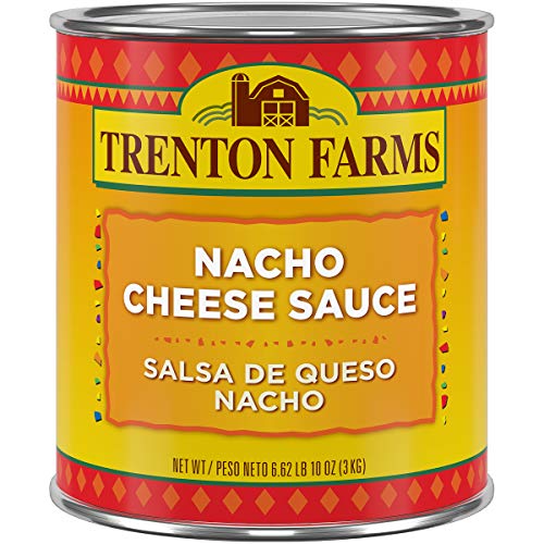 Trenton Farms Sauce au fromage Nacho, fromage en vrac, chauffé seul, 6 lb 10 oz (convient pour les collations, le bureau, les fêtes)